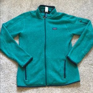 Green Patagonia jacket